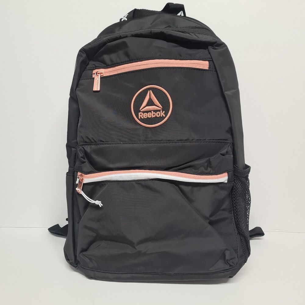 Reebok Women’s Black Backpack Sloane 13" Laptop Sleeve Padded School Work Bag